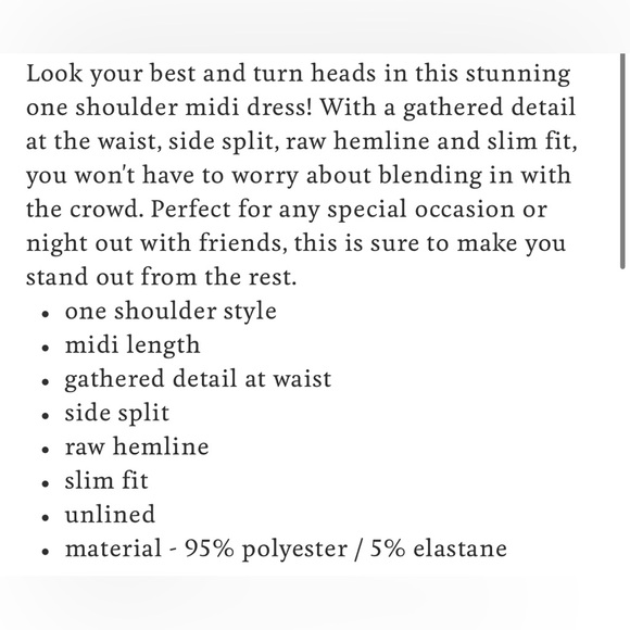 NWT Petal + Pup Nadene One Strap Midi Dress - Picture 2 of 6